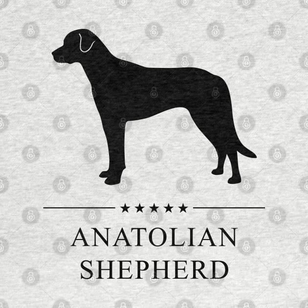 Anatolian Shepherd Black Silhouette by millersye